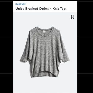 Brushed Dolman Knit Top